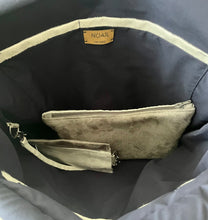 Load image into Gallery viewer, PACK BOLSO+NECESER+MONEDERO ANTELINA ARENA-CRUDO